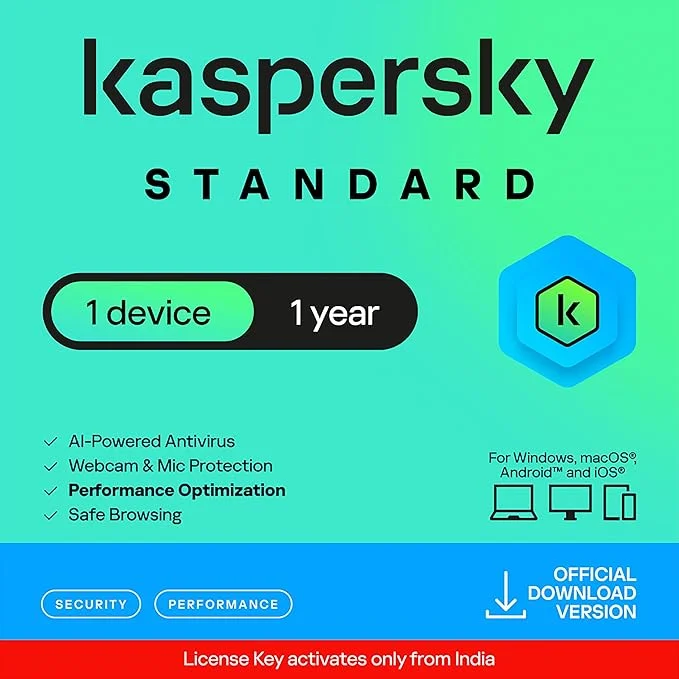 Kaspersky Standard Security 1 User 1 Year License Key